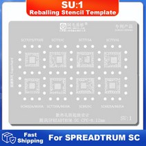 휴대폰수리도구 SU1 CPU BGA Tin Planting Net For SC7727S SC7730S SC7715A SC9832A SC8825C SC6825A, 한개옵션0