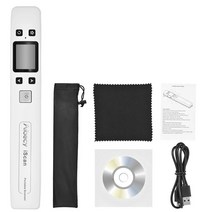 휴대용 북 스캐너 스캔 비파괴 서류 고화질 PDF 책, 블랙 와이파이 4G SD 카드
