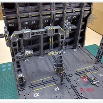 디오라마 격납고 베이스 시스템 케이지 건담 CG, C