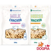 네츄럴코어 - 강아지 쿠키 비스켓 크래커 + 스페샬푸드4p, 크래커 500g - 2종
