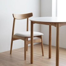 오크 메티스 패브릭 식탁 원목의자 아이보리(피노텍스), 색상
