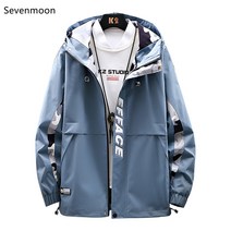 Sevenmoon 오버핏 간략하다 여름남자 데일리 경박스럽다 재킷 (M-8XL)