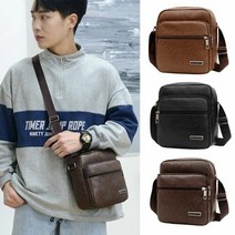 에이치플러스몰 남성 캐주얼 정장가방 보조가방 가죽 맨스백 크로스백