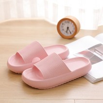 송강 층간소음방지 쿠션 거실화 거실 실내화 실내 슬리퍼, 핑크(여성)