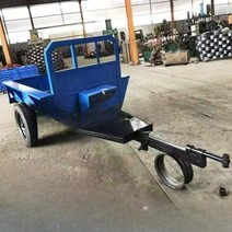 경운기 트레일러 추레라 곡물 이송기 적재 콩 츄레라, 휴대용 내부 1m-2m 드래그 버킷