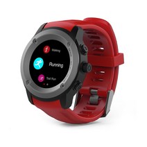 ForMe Forme Smartwatch 최첨단 스마트워치 전화 송수신 GPS센서 자이로스코프센서 기압센서 심박센서, 레드, ForMe 스마트워치
