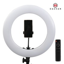 링라이트 1인 개인방송 촬영 조명 2세대, 2세대 핑크-18인치 조명+접이식 삼각대-ST-5320