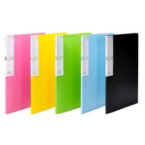 문화 A4 PP 리니어 클리어화일 10매 하늘 F518-7, 단품