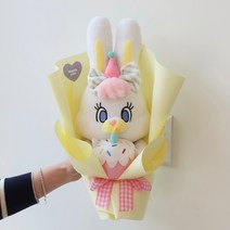 리코케이크 리코인형 리코인형꽃다발 인형꽃다발 여자친구선물 기념일 100일선물 생일선물, 리코+꽃다발포장