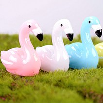 피규어 플라밍고 2마리 (색상랜덤), 단품