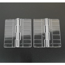 세모네모 아크릴 경첩 대형 55X65mm 투명 수납장 싱크대 캐비닛 도어 피아노 부자재 부속, 단품