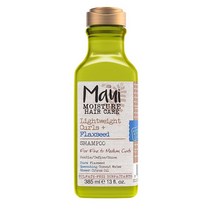 Maui Moisture 경량 컬 + 아마씨 샴푸 파라벤 프리 실리콘 프리 335ml(13액량 온스) 그린