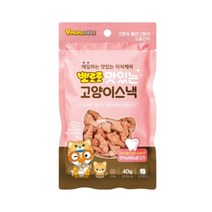 뽀로로펫 맛있는 고양이 스낵 연어 & 새우 & 닭고기 40g, 개