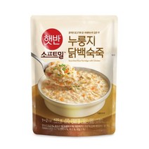 CJ제일제당 햇반소프트밀 누룽지 닭백숙죽 420g, 1개