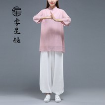 중국 스타일 의상 무술 택견 의류 옷 패션 의류 여름 태극권 정장 세트 여성 주짓수 도복