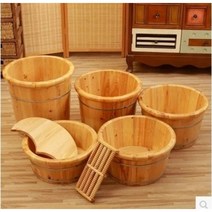 외국친구 편백족욕기 족욕기추천 히노끼족욕통 족욕통 나무족욕통 각탕기 원목, 30cm 큰 원목족욕탕 + 마사지 + 커버