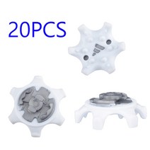 골프스파이크 골프 골프화 스파이크 징 20 개몫 tpr 골프 신발 스파이크 핀 68, 하얀