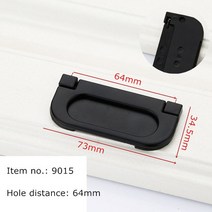 가구 캐비닛 손잡이 및 손잡이 용 검은 색 손잡이 주방 손잡이 서랍 손잡이 캐비닛 당김 찬장 손잡이 손잡이, 9015-64