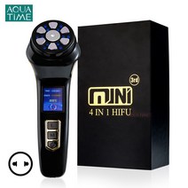고주파마사지기 고주파 마사지기 초음파 온열적외선 얼굴 피부 홈케어 리프팅마사지기 간편한관리 가볍고 휴대편리 미니 Hifu 4세대 EMS 향상 4-in-1 전문 및 신체 무선 주파수, 미국 3세대