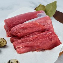 [품질보장 마장육] 돼지 안심 덩어리 장조림용 돈까스용 (냉장) 500g, 목살 구이