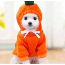 MOCO 반려동물 옷 앙증 기모 후드티, 사과