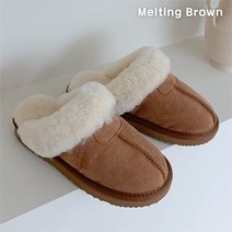 로즈블로썸 멜팅브라운 여성 캐주얼 스웨이드 털슬리퍼 3color (7846743)