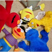 웃는엘모인형 엘모 굿즈 Elmo 세서미 스트리트 애착인형 32/50cm 비 빅버드 슈퍼 소프트, about 32cm, 5PCS No Box