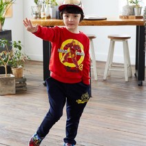 원이가게 정품 아동 유아 귀여운 캐릭터 상하복 아이언맨 불빛 긴팔 상하 세트 7~15호