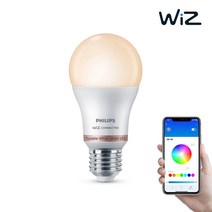 필립스 위즈 화이트 앰비언스 LED 스마트 전구