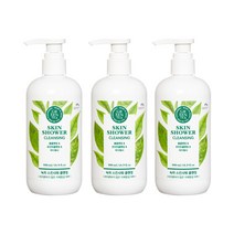 꽃을든남자 스킨샤워 클렌징 폼 녹차 3개, 500ml