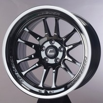 18인치 휴볼트 코스믹스 XT-206R 블랙크롬 5홀 대만 (9.5J +10)