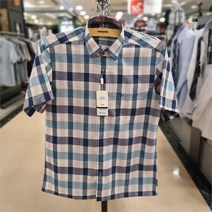 레노마 SH04 반팔 블루 린넨 믹스 RLUSGP-257-BU-66