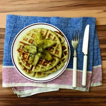 바보사랑 리노에리나 핀스트라이프 리투아니아 린넨 식탁매트 블루 (키친크로스 겸용).무드앙코르, 옐로우