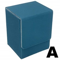 Cicogna 덱 케이스 가죽 수납 가능 카드 80장 세로 홀더 Type A, 유형 A: 청록색