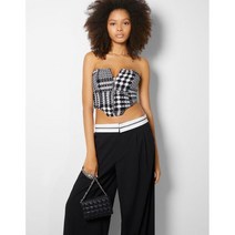 Bershka Mini quilted shoulder bag with studs 버쉬카 미니 퀼팅 스터드 숄더 백 블랙