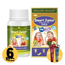 [사은품제공]호주 웰시헬스 키즈 빌베리 DHA 60캡슐 눈에 좋은 안토시아닌 추출물 루테인 알지알지몰 RZ, 상품수량, 6개