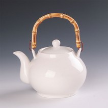 아이보리 대나무 손잡이 주전자 탕관 大 (800ml)