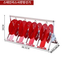 전선 풀링기 케이블 풀링 3단 이동식 포설 풀링다이 풀리미, G.스테인리스 스틸 4-조인트 베어링 6개 평면 및 1
