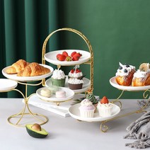 동결건조기 가정용 유럽식 이단서랍 과일접시 3단 거실 티테이블 자다 B층 건조 캔디 디저트트레이 전시 진열, T10-BE특혜 투피스잉크