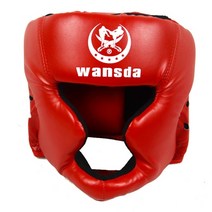 복싱헤드기어 코보호헤드기어 헤드기어 복싱 태권도 boxing headgear 전문 합성 가죽 mma 프로텍터 파이팅 유도 킥 헤드 가드 스파링 헬멧, 빨간 성인