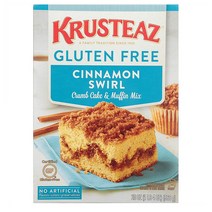 Krusteaz 글루텐 프리 시나몬 스월 믹스 566g 8팩 Krusteaz Gluten-Free Crumb Cake Mix Cinnamon 20