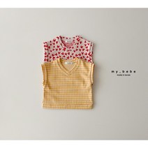 [아동] 브이넥 조끼 ( 2col / XS-XL ) 베스트 외출복 봄 어린이집