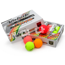 VOLVIK 볼빅 NEW 비비드 골프공 3피스 3구 컬러볼 무광 무반사 방향표시선, 2.볼빅 뉴비비드 핑크-3구