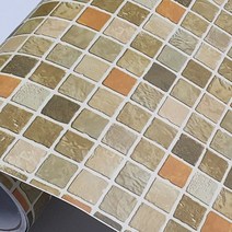 데코미 싱크대 호일난연 발포 주방리폼 가구 주방 타일 대리석 부엌 벽돌 시트지, HEM-19 (포인트타일-그린)