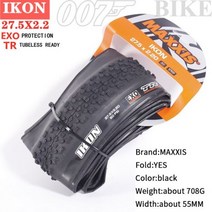 Maxxis-IKON 산악 자전거 타이어 26x2.2 27.5*2.2/2.35 29*2.0 29*2.35 튜브리스 3C TR EXO 펑크 방지 29er 타이어 MTB 자전거 공압, 27.5X2.2EXOTR