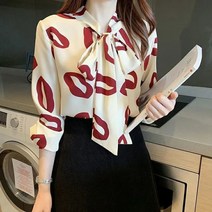 여성 리본 셔츠 블라우스 하늘비즈 C31 G243U229