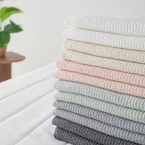 목화솜 60수 순면 누빔 피그먼트 침대패드 겸 이불, 민트