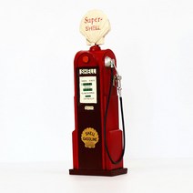 수동타자기 옛날 빈티지 시카고 타자기 엔틱소품 레트로 재봉틀 라디오 테이프 레코더 카메라 전자 기계 팬 모델 소품 장식품, 밝은 노란색 탱커 레드 44cm 밝은 노란색 탱커