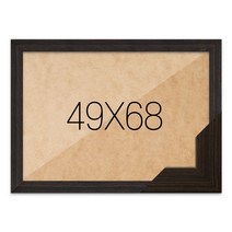 퍼즐액자 49x68 고급형 우드 월넛, 단품