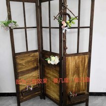 인테리어 파티션 200x50cm 가림막 접이식 가벽 바퀴달린 원룸 가정용 가벽 아치형 라탄 학원 원목 사무실 간살 공간, 1B_178x 45cm